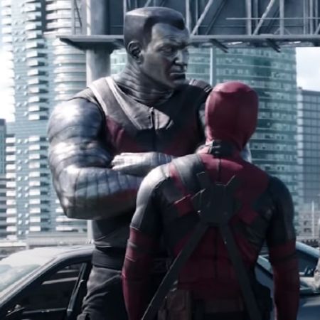 Colossus is interacting with the Deadpool.